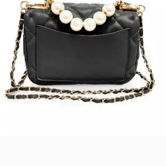 Badgley Mischka Women's Mini Flap Quilted Crossbody Handbag - Picture 3 of 12